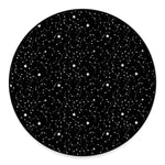 Star Constellations Pattern Print Round Floor Mat