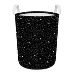 Star Constellations Pattern Print Round Laundry Basket