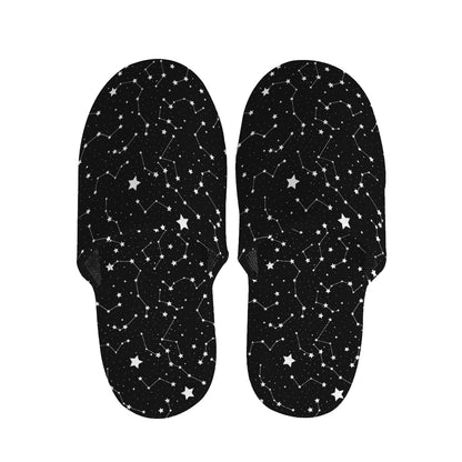 Star Constellations Pattern Print Slippers