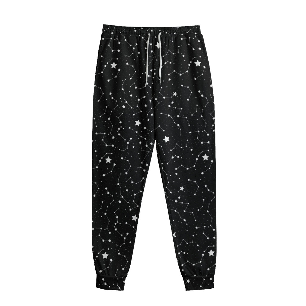 Star Constellations Pattern Print Sweatpants