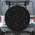 Star Constellations Pattern Print Tire Cover