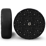 Star Constellations Pattern Print Tire Cover With Camera Hole