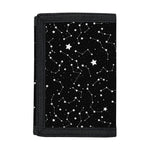 Star Constellations Pattern Print Trifold Wallet