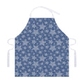 Star Denim Jeans Pattern Print Adjustable Apron
