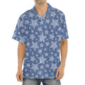Star Denim Jeans Pattern Print Aloha Shirt