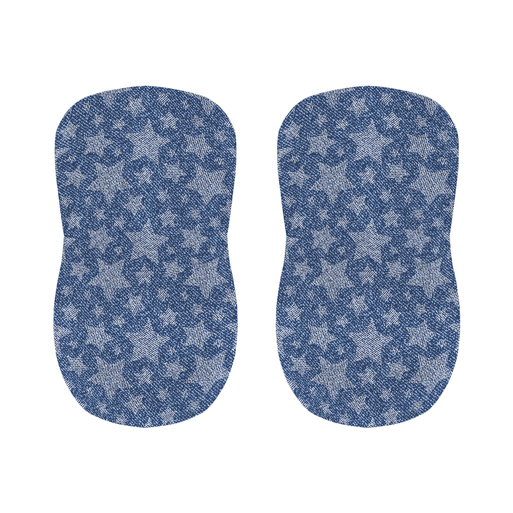 Star Denim Jeans Pattern Print Bar Stool Covers
