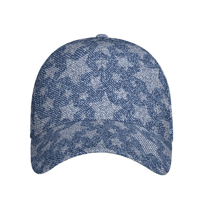 Star Denim Jeans Pattern Print Baseball Cap