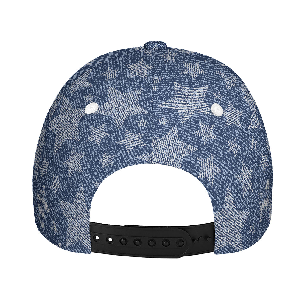 Star Denim Jeans Pattern Print Baseball Cap