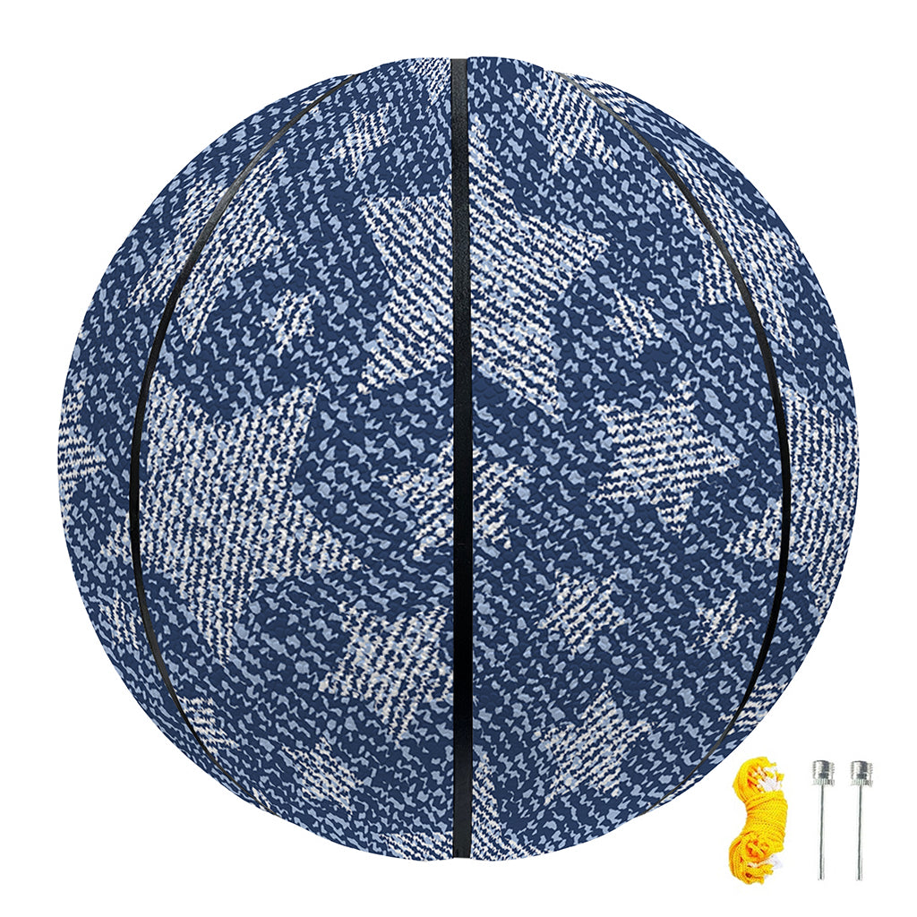 Star Denim Jeans Pattern Print Basketball