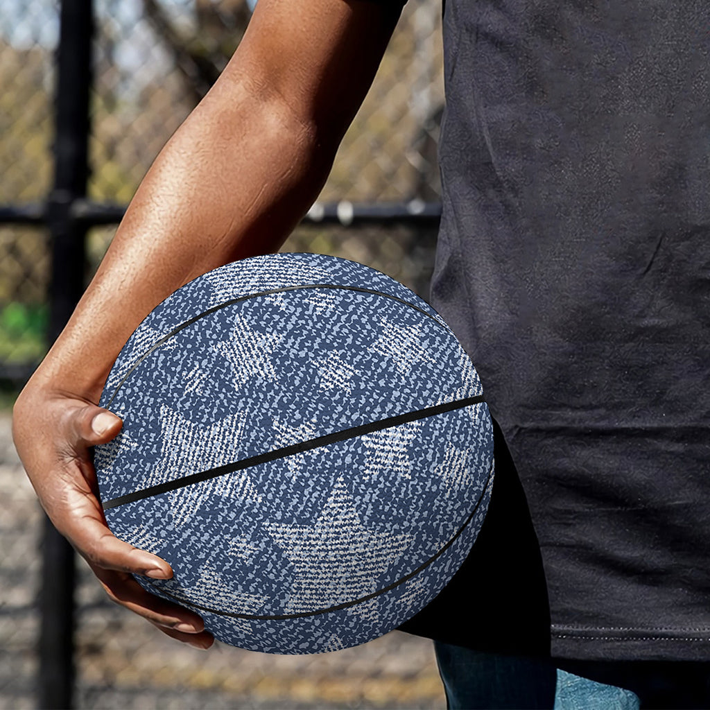 Star Denim Jeans Pattern Print Basketball