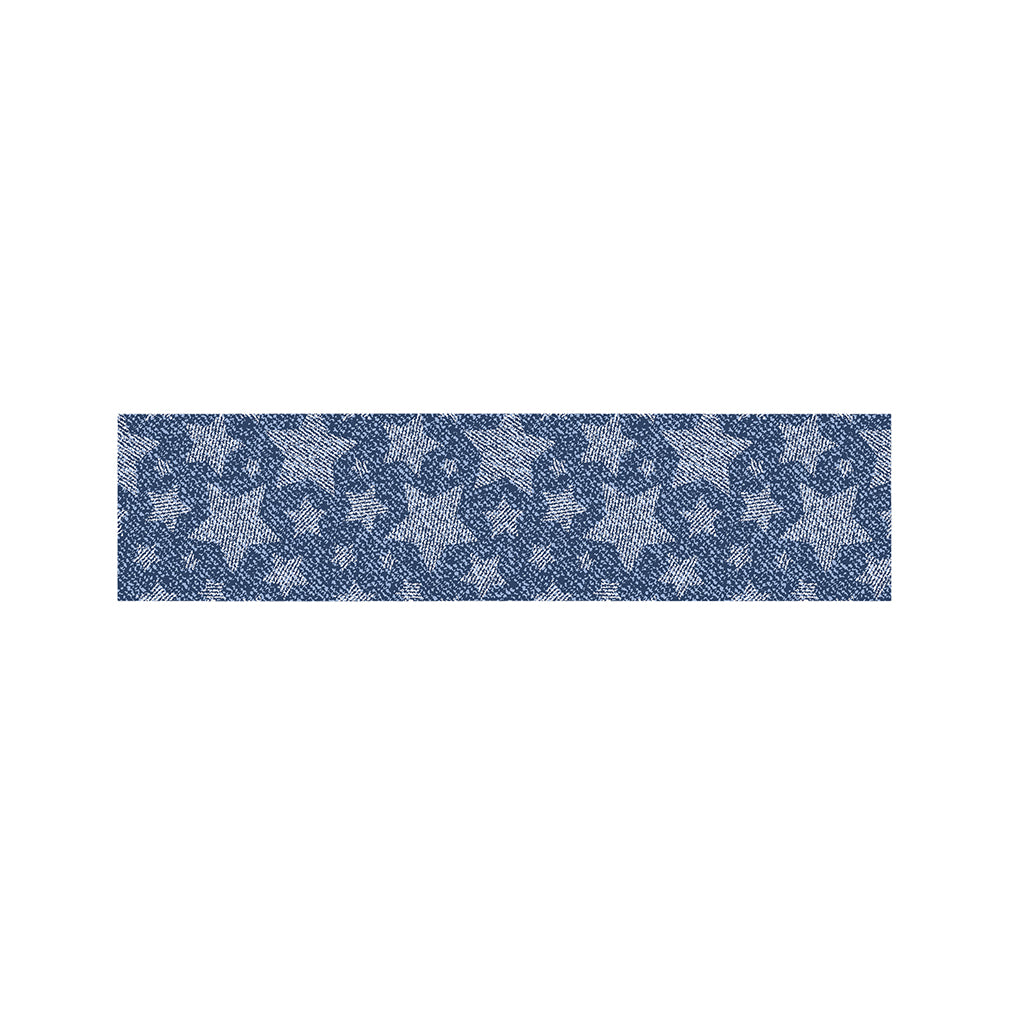 Star Denim Jeans Pattern Print Bed Runner