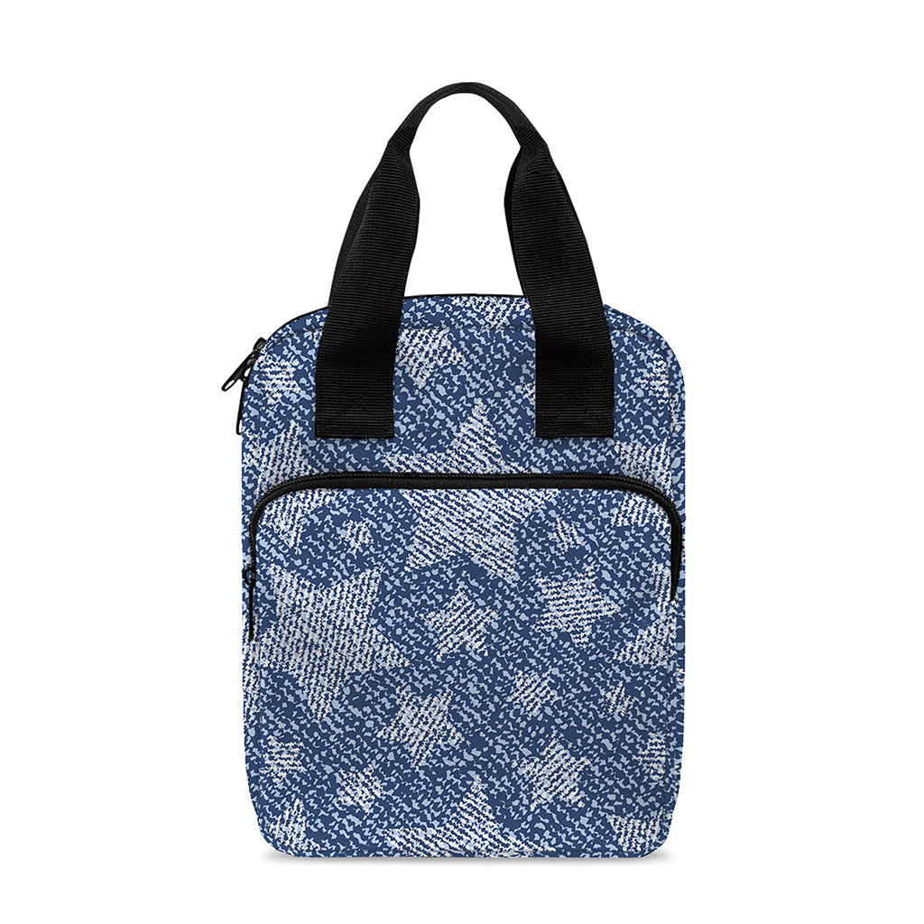 Star Denim Jeans Pattern Print Bible Tote Bag