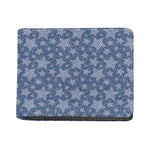 Star Denim Jeans Pattern Print Bifold Wallet