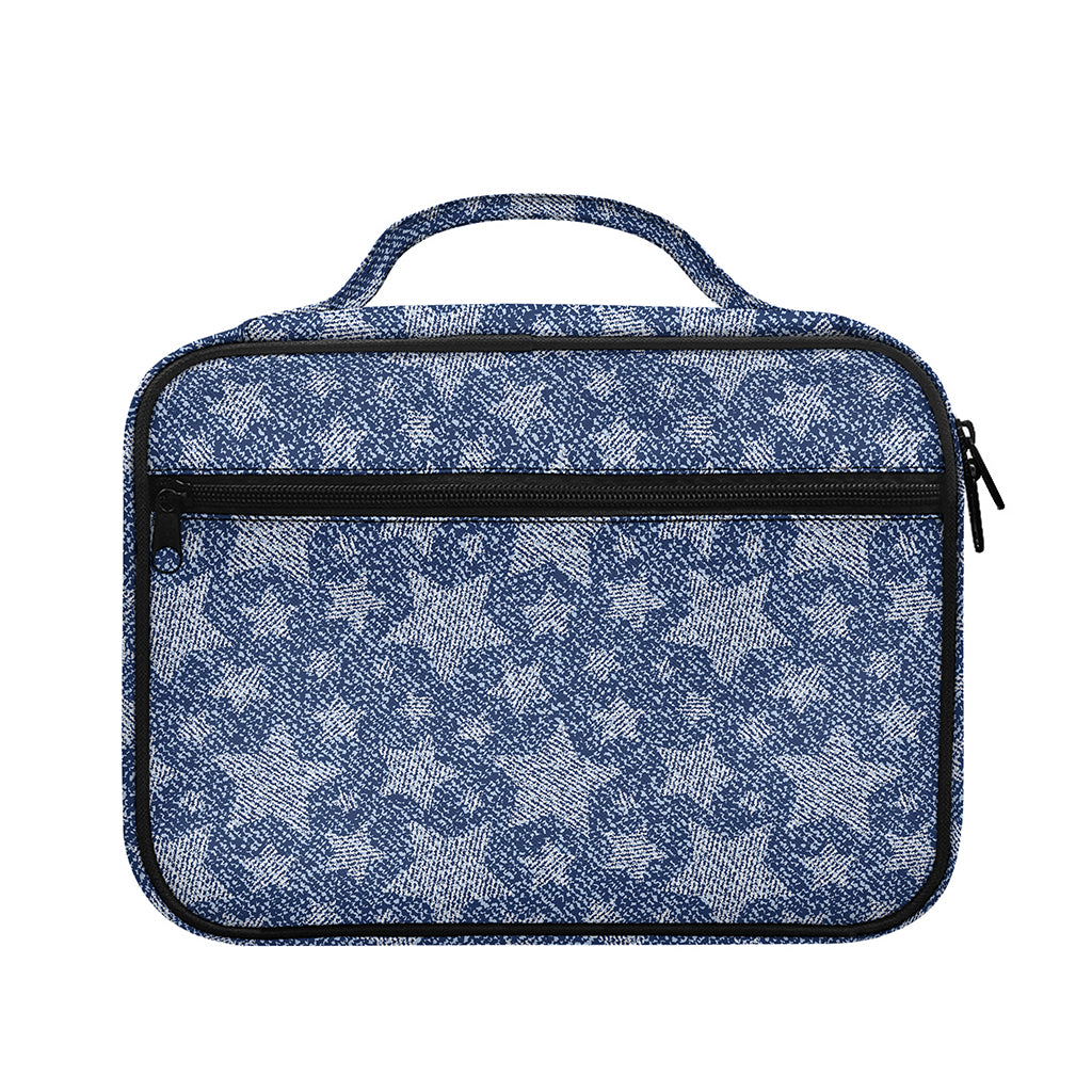 Star Denim Jeans Pattern Print Briefcase Bible Bag