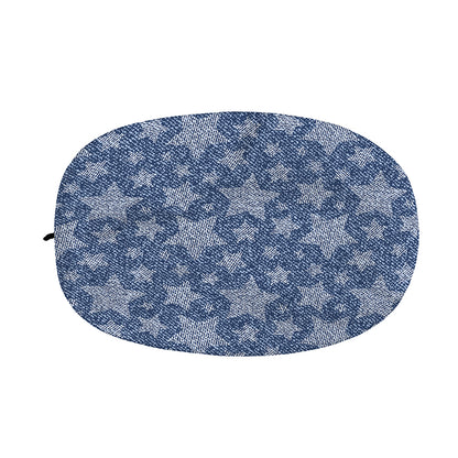 Star Denim Jeans Pattern Print Car Side Mirror Covers