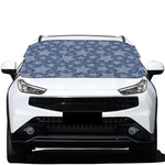 Star Denim Jeans Pattern Print Car Windshield Snow Cover