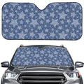 Star Denim Jeans Pattern Print Car Windshield Sun Shade