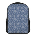Star Denim Jeans Pattern Print Casual Backpack