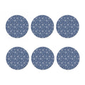 Star Denim Jeans Pattern Print Coaster Set