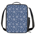 Star Denim Jeans Pattern Print Crossbody Lunch Bag