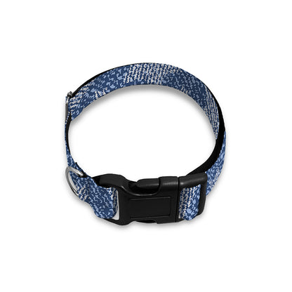 Star Denim Jeans Pattern Print Dog Collar
