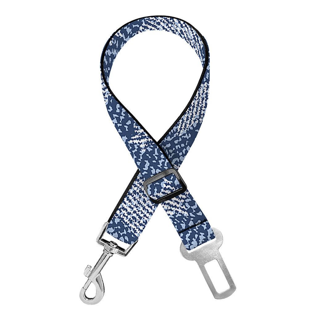 Star Denim Jeans Pattern Print Dog Seat Belt