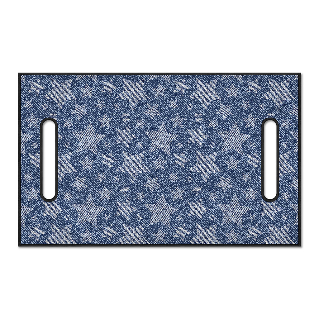 Star Denim Jeans Pattern Print Golf Cart Seat Cover