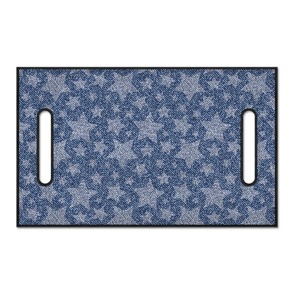 Star Denim Jeans Pattern Print Golf Cart Seat Cover