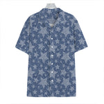 Star Denim Jeans Pattern Print Hawaiian Shirt