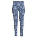 Star Denim Jeans Pattern Print High-Waisted Pocket Leggings