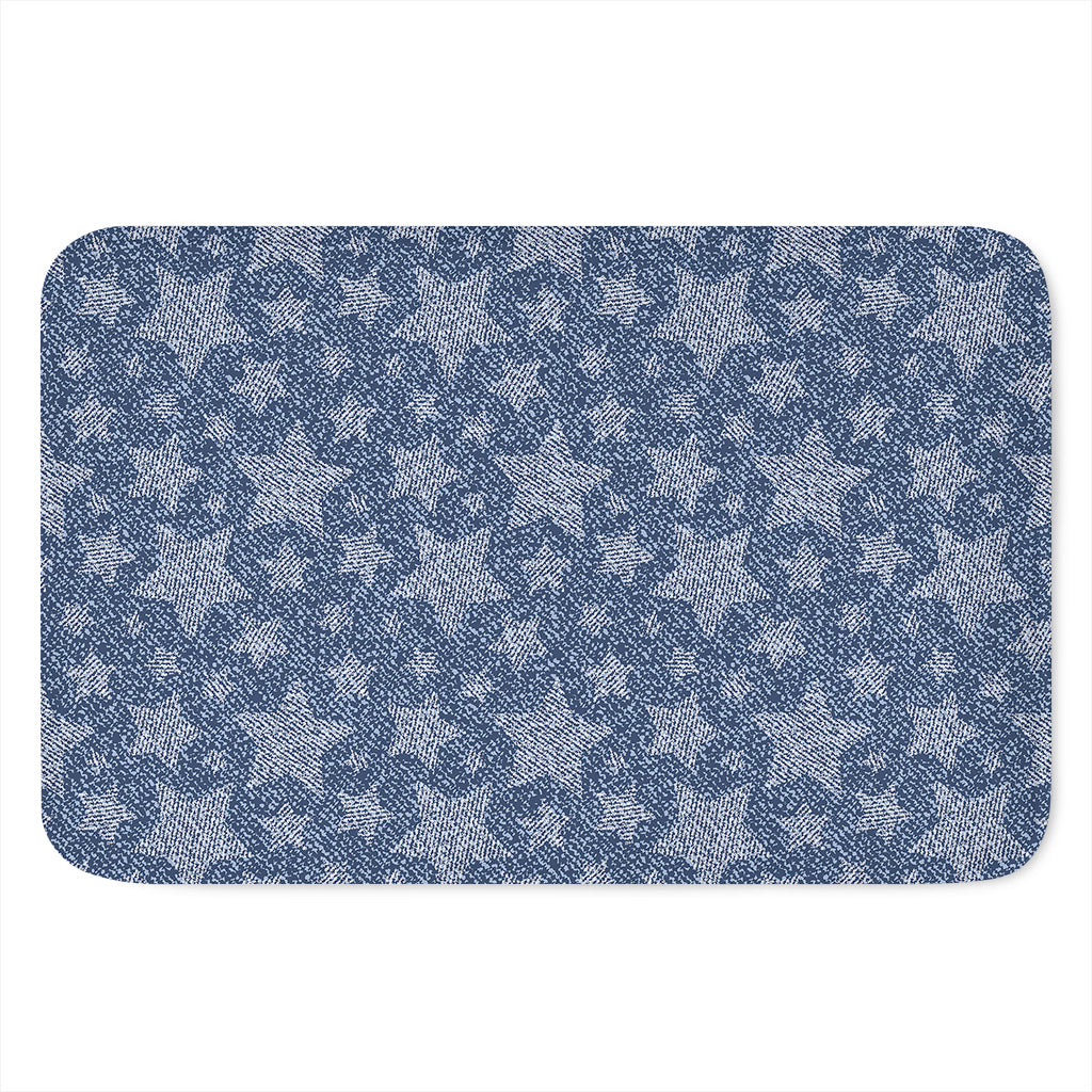 Star Denim Jeans Pattern Print Indoor Door Mat