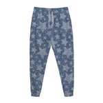 Star Denim Jeans Pattern Print Jogger Pants