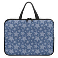 Star Denim Jeans Pattern Print Laptop Sleeve With Handle