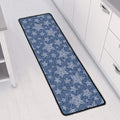 Star Denim Jeans Pattern Print Long Kitchen Mat