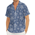 Star Denim Jeans Pattern Print Men's Deep V-Neck Shirt