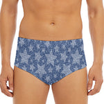 Star Denim Jeans Pattern Print Men's Triangle Swim Briefs