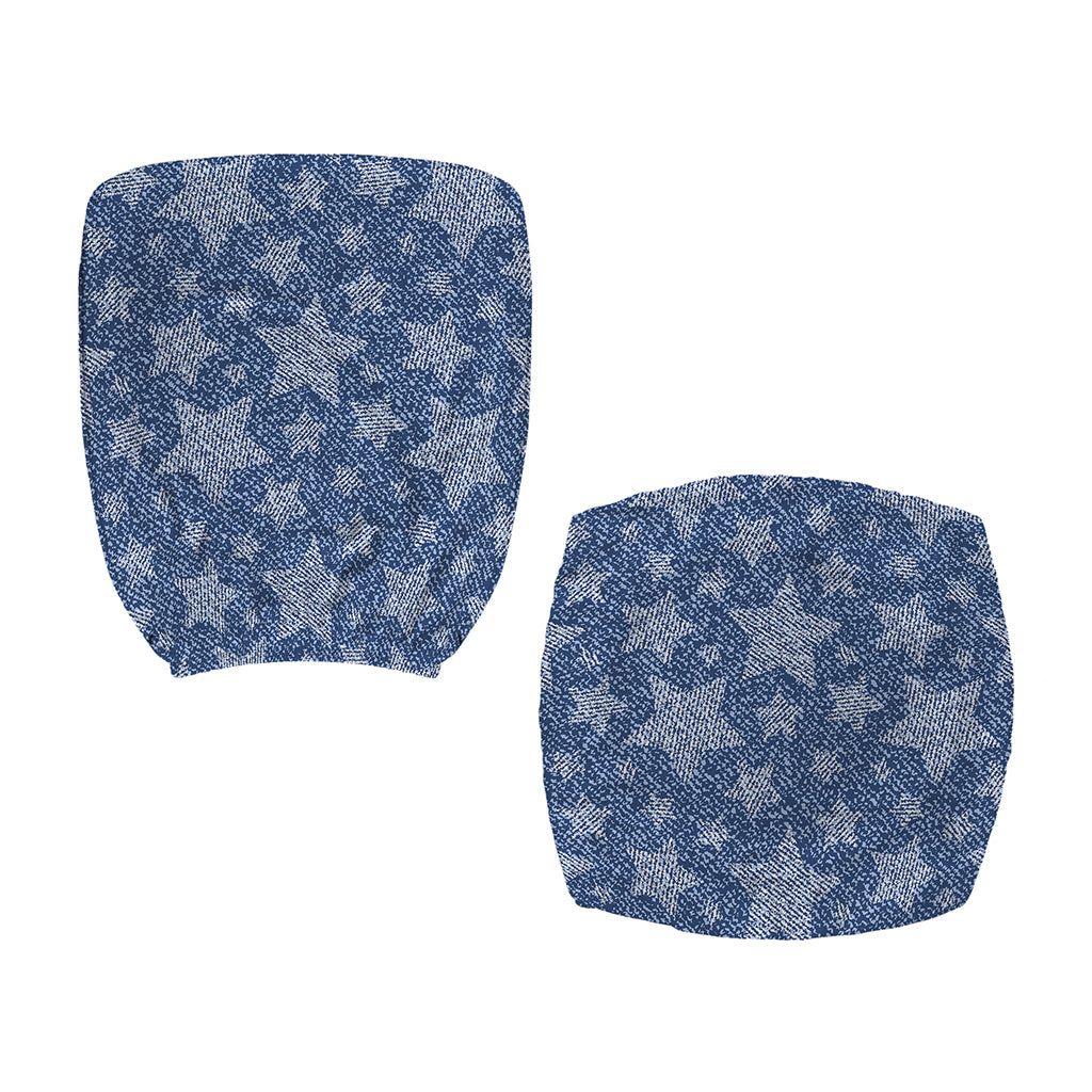 Star Denim Jeans Pattern Print Office Chair Cover