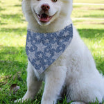 Star Denim Jeans Pattern Print Over The Collar Dog Bandana