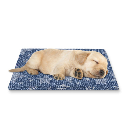 Star Denim Jeans Pattern Print Pet Cooling Mat Cover