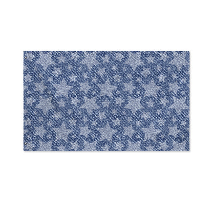 Star Denim Jeans Pattern Print Polyester Flag