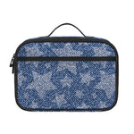 Star Denim Jeans Pattern Print Portable Lunch Bag