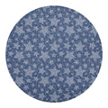 Star Denim Jeans Pattern Print Round Blanket