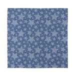 Star Denim Jeans Pattern Print Silk Bandana