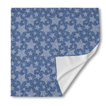 Star Denim Jeans Pattern Print Silk Bandana