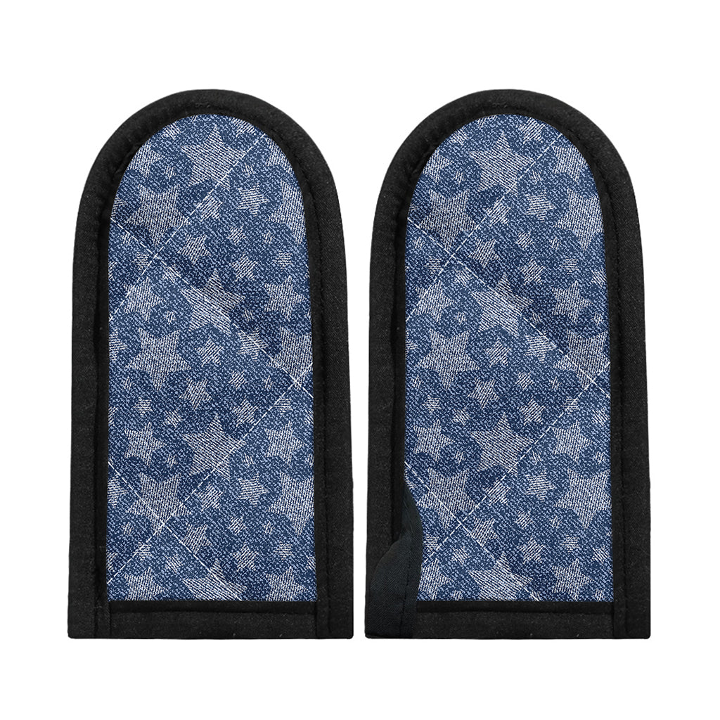 Star Denim Jeans Pattern Print Skillet Handle Cover