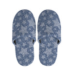 Star Denim Jeans Pattern Print Slippers