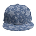 Star Denim Jeans Pattern Print Snapback Cap