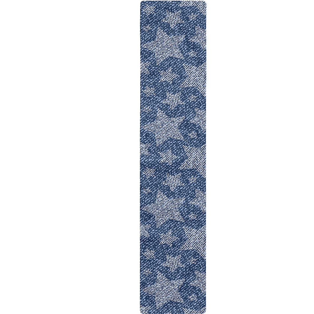 Star Denim Jeans Pattern Print Table Runner
