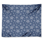 Star Denim Jeans Pattern Print Tapestry