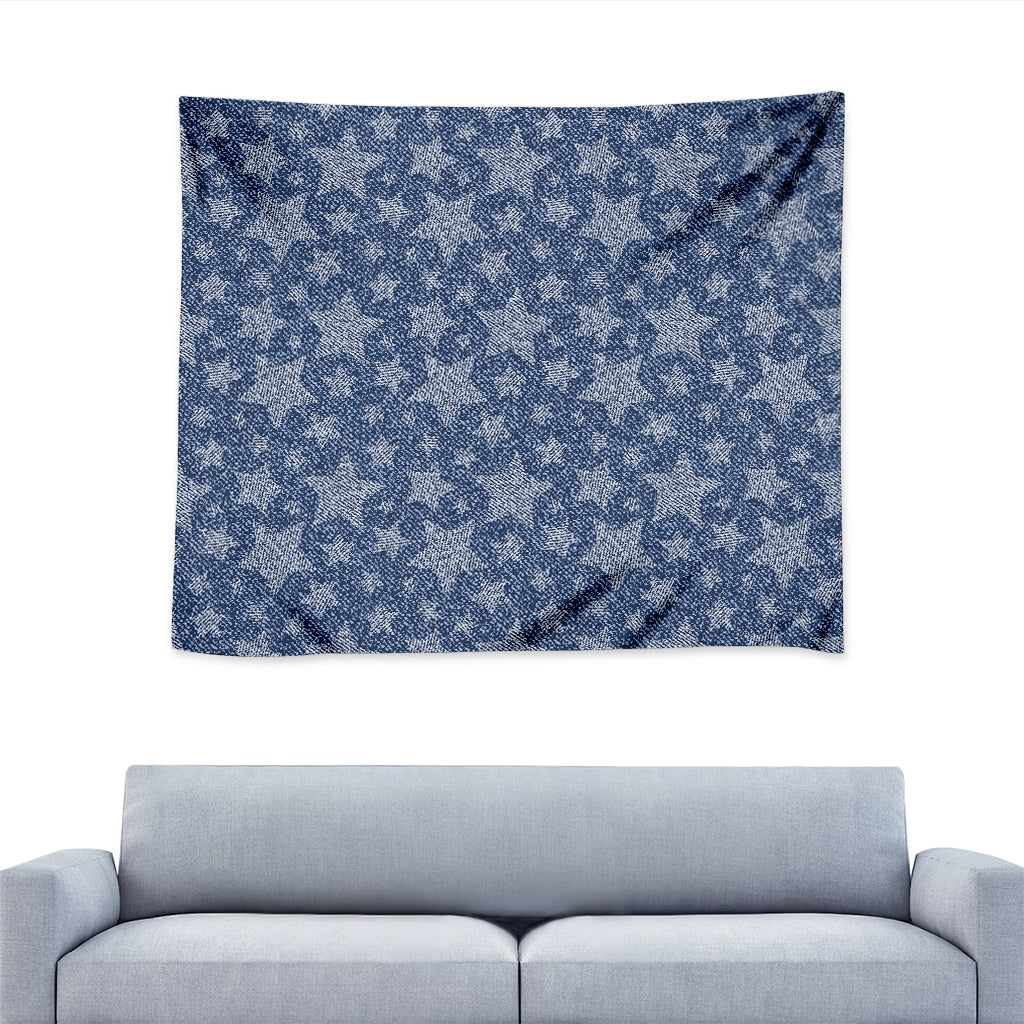 Star Denim Jeans Pattern Print Tapestry